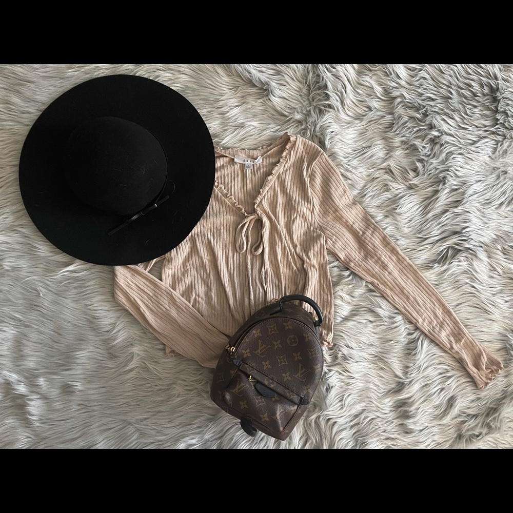 Beige Self Tie Cardigan